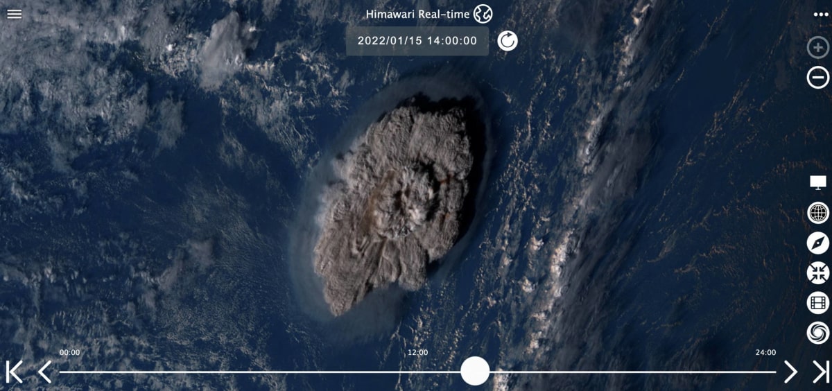 Снимка: Japan Meteorological Agency, Himawari